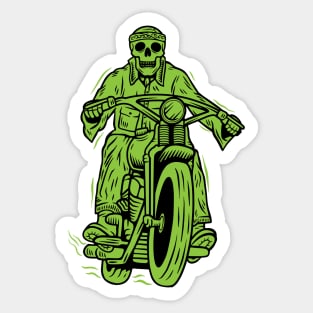 hell rider retro Sticker